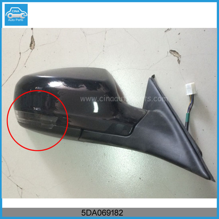 5DA069182 768x768 - faw B50 Left Mirror with signal light assy oem 5DA069182